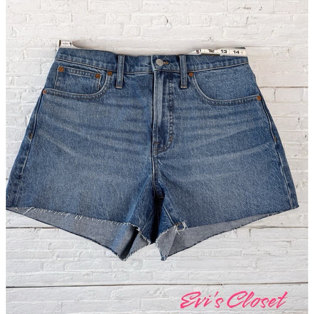 Madewell The Perfect Jean Short in Burnett Wash Tencel Lyocell Size 24